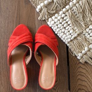 A new day orange/ red mules